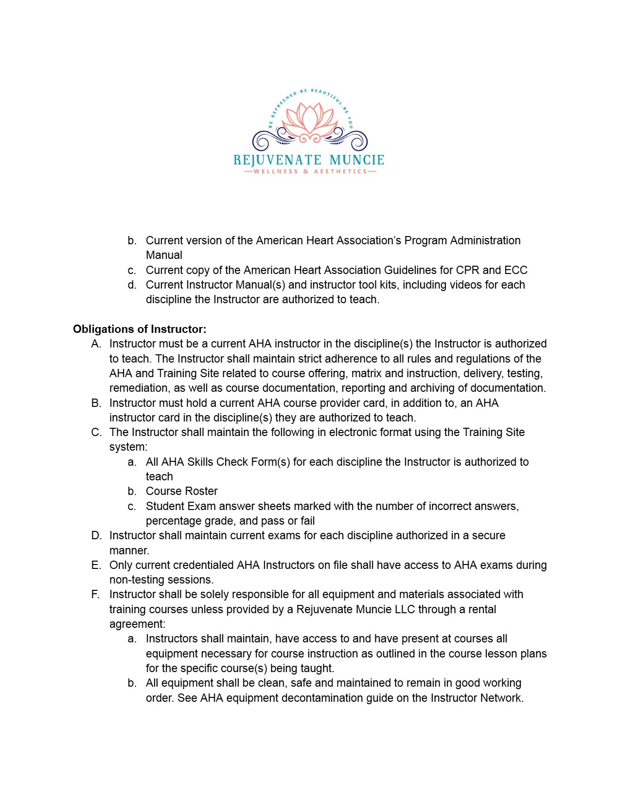 Rejuvenate Muncie Agreement – page 2