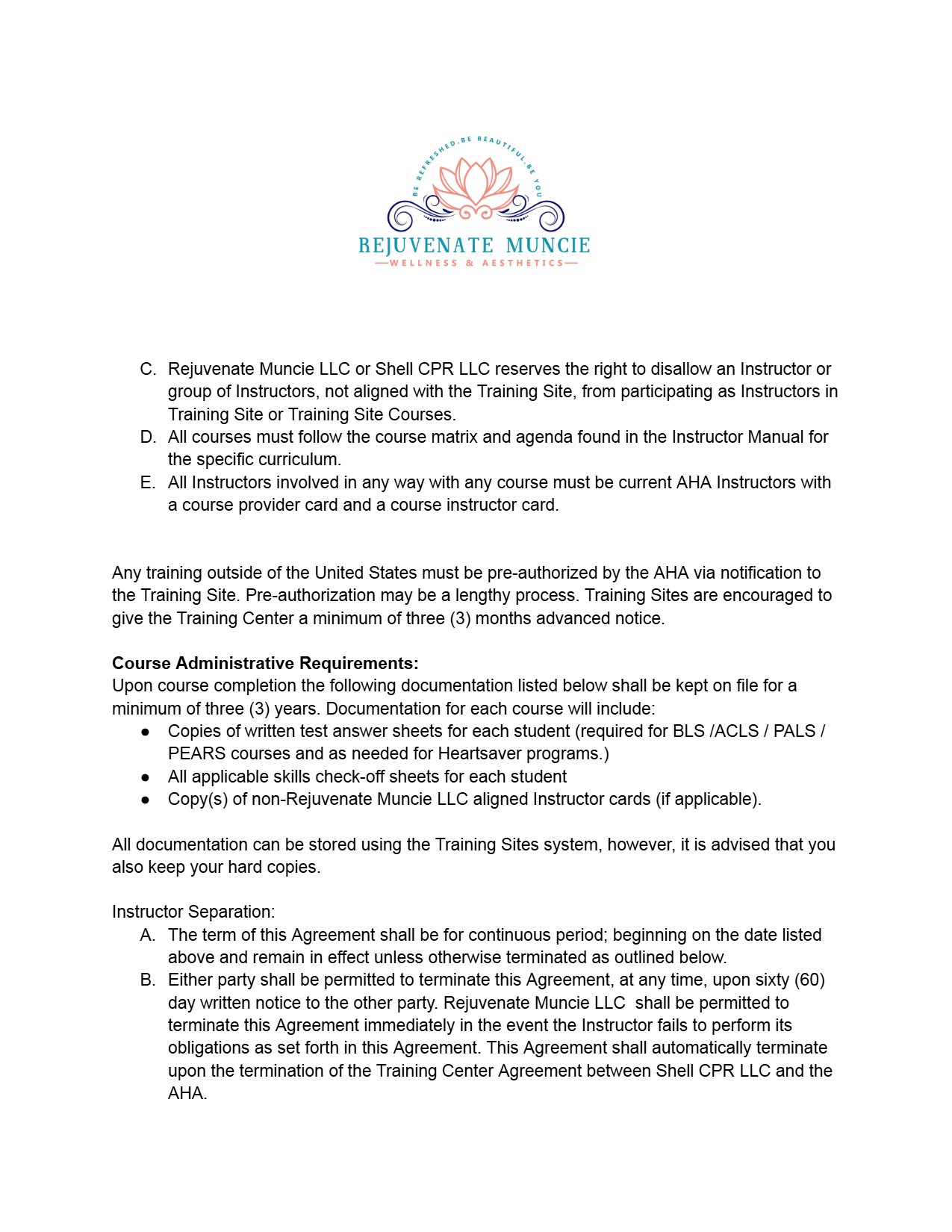 Rejuvenate Muncie Agreement – page 4